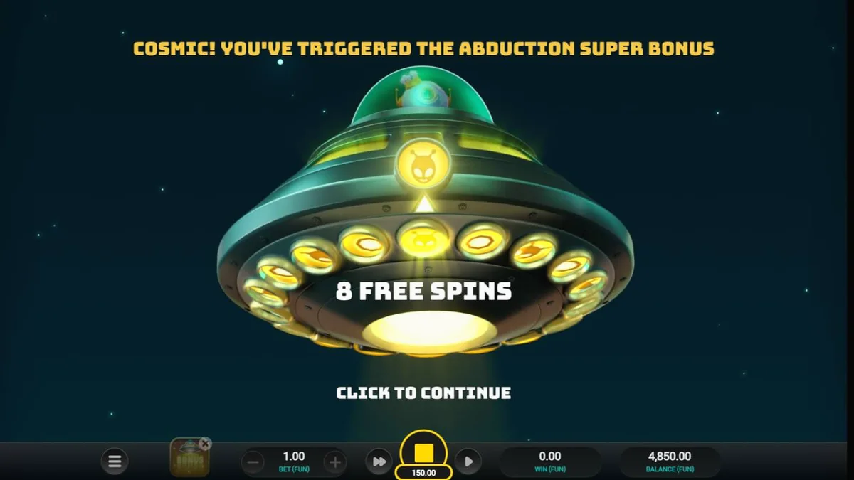 Tampilan visual slot AgroCulture dengan tema alien dan peternakan